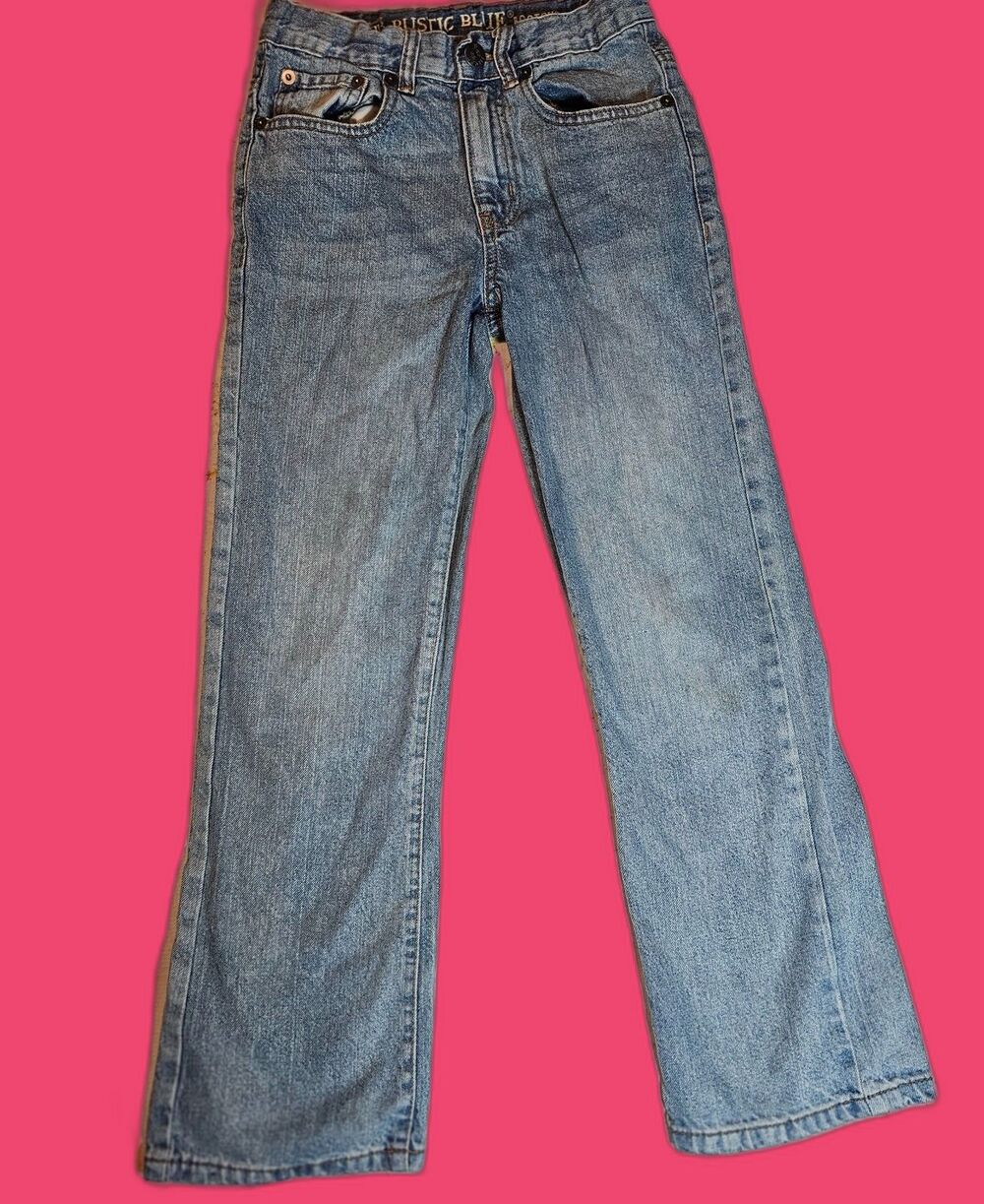 Rustic Blue Bootcut Jeans Size 10 Light Wash Mid Rise Denim EUC
